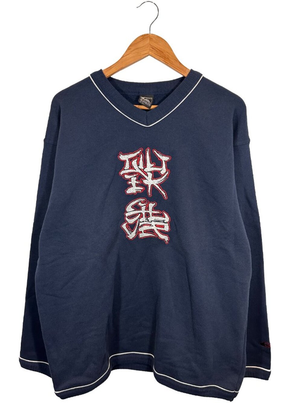 Vintage 1990s Quiksilver Chinese Logogram Sweatshirt Size Mens XL